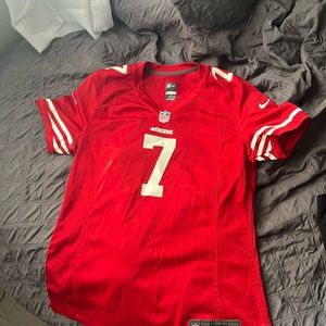 49ers Kaepernick football jersey. Womens large. Great condition